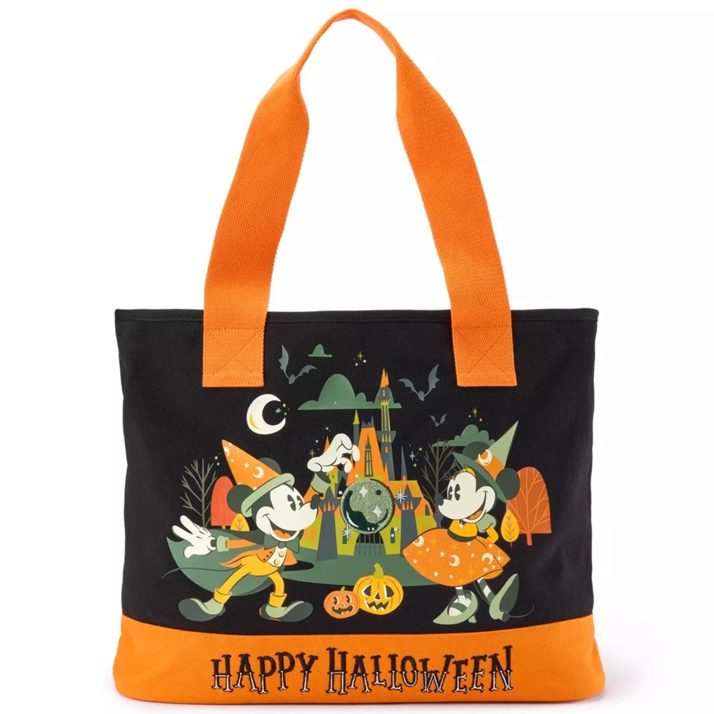 Disney Halloween Large Canvas Tote Bag